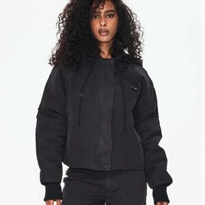 KHY canvas hooded jacket NWT medium